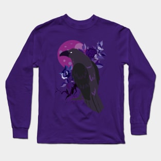 Purple crow Long Sleeve T-Shirt